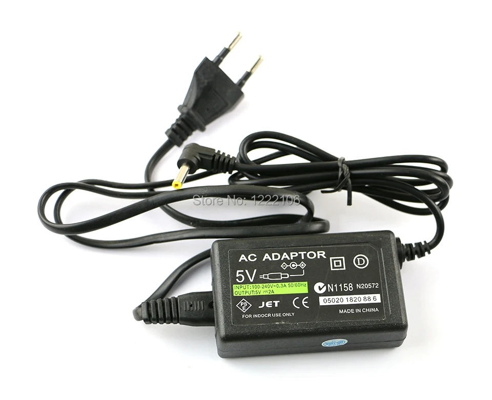 2Pcs Home Wall Charger Adattatore Ca Cavo Di Alimentazione Carregador Para Eu Plug Us Plug Per Psp 1000 2000 3000