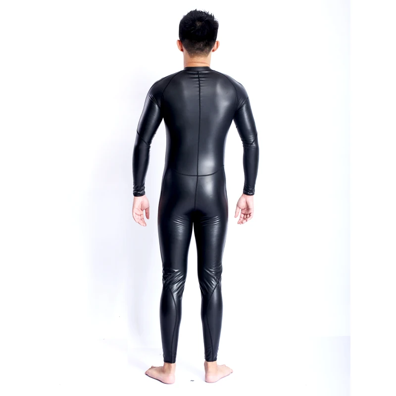 HXBY Full Body PU Waterproof One Piece Professional Racing Swimwear Adults Long Sleeve Competitive Surfing Bathing Beach Wear