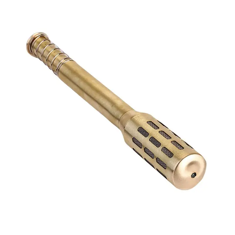 

WINOMO Big Copper Brass Moxa Roller Stick Moxibustion Massage Burner Improve Blood Circulation (Gold)