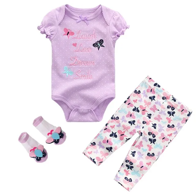 Комплекты одежды для малышей комплект одежды для новорожденных мальчиков и девочек, хлопковая детская одежда с длинными рукавами, шапка+ футболка+ штаны+ носки, комбинезон, Одежда для младенцев - Цвет: Baby clothesCSL3136