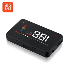 3.5 inch A200 HUD Head Up Display Universal Auto Projector OBD Speed display screen