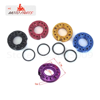 

28mm colorful CNC Carb Adjuster Carburetor Inlet Manifold Spinner Plate Adaptor For Pit Dirt Bikes Buggy