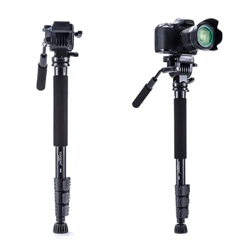 

Yunteng 558 Pro Monopod + Fluid Pan Head Ball + DV Unipod Mobile Phone Clip Holder For Canon Nikon DSLR Camera VCT-558