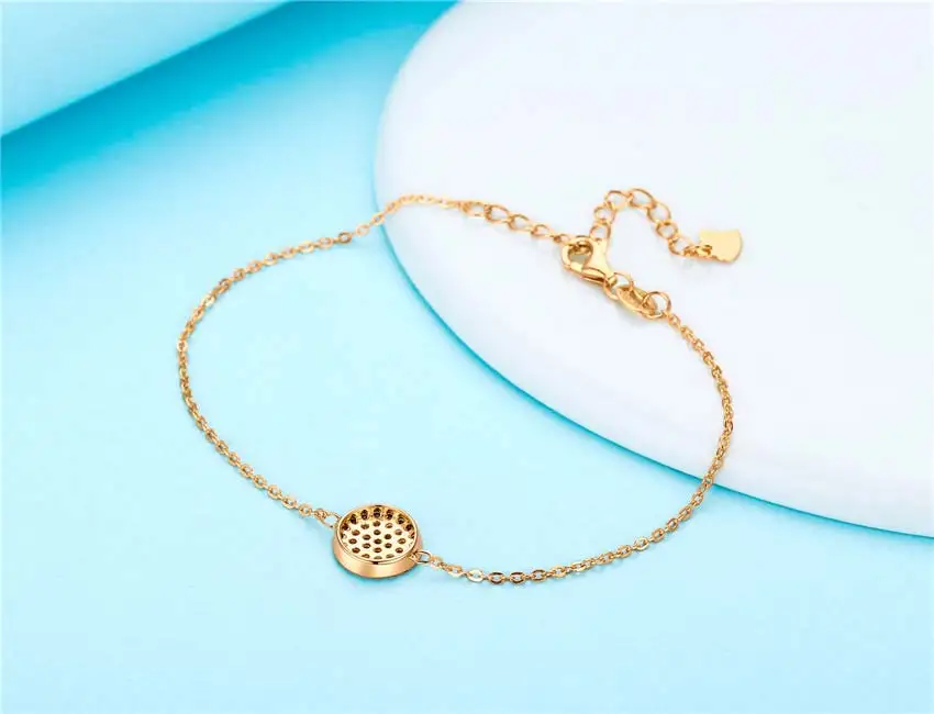 tongzhe bracelet rond en argent sterling bijoux style pierre mauvais œil turc