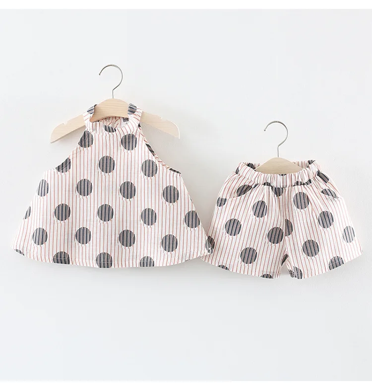 New Born Baby Girls Clothing Sets Princess Dress Tops+Hot short Pants 2 Pcs Kids Outfits Sets 2018 Children Summer Clothes Set (2)