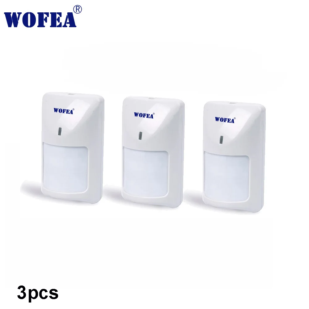 keypad ring alarm wofea motion Detector Wired type PIR Sensor infrared detector switch with NO NC output 12V led warning lights Alarms & Sensors