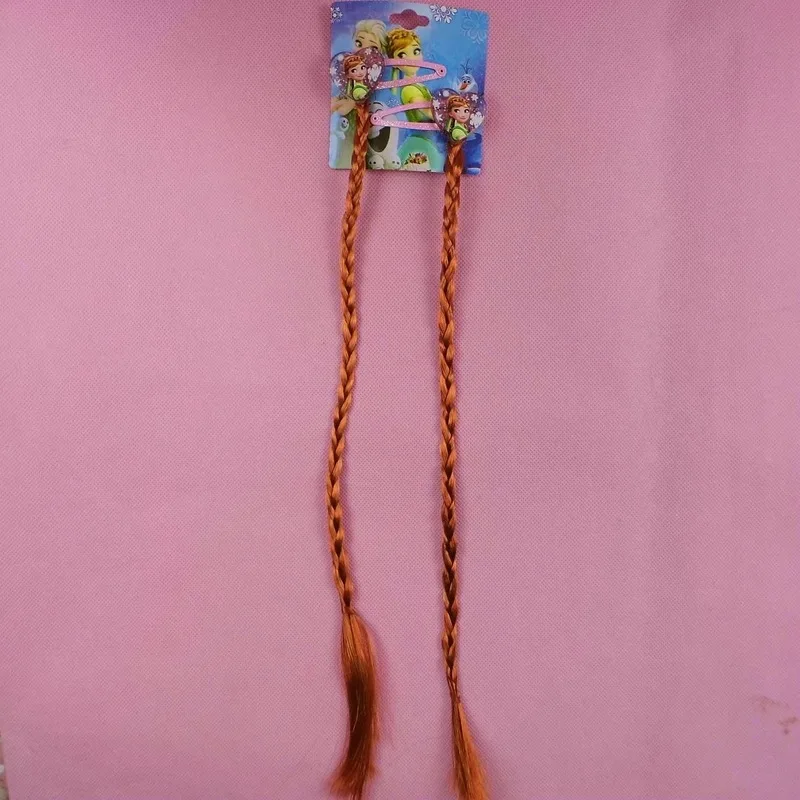 2pcs/lot Frozen Aisha scorpion Children's hair accessories doll hairpin cosplay birthday party costume BB clip