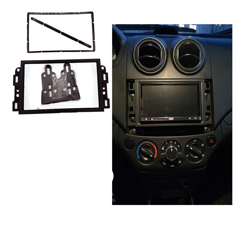 2 Din Fascia fit for Chevrolet Aveo Lova Captiva Gentra 