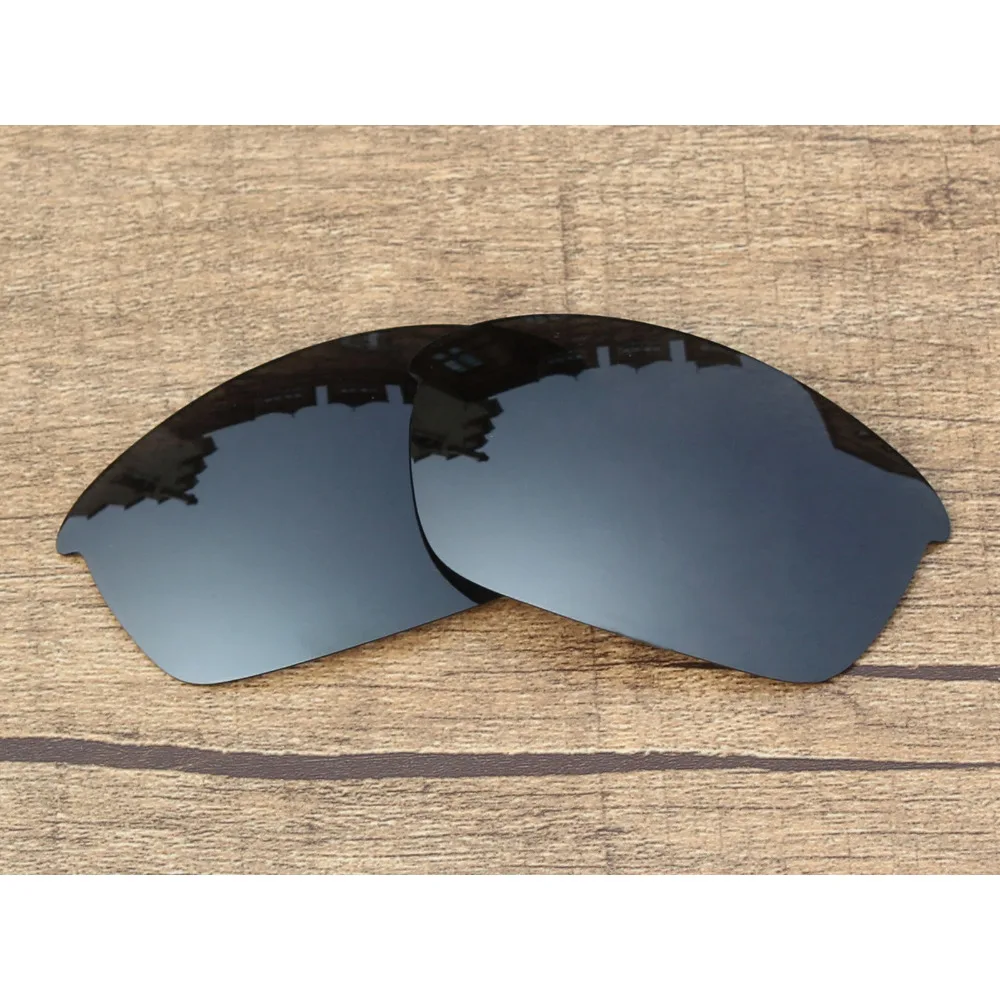 

Vonxyz Stealth Black Polarized Replacement Lenses for-Oakley Flak Jacket Frame
