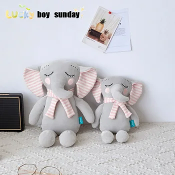 

Lucky Boy Sunday Cute Elephant Kids Doll Soft Baby Appease Elephant Plush Toy Kids Birthday Gift