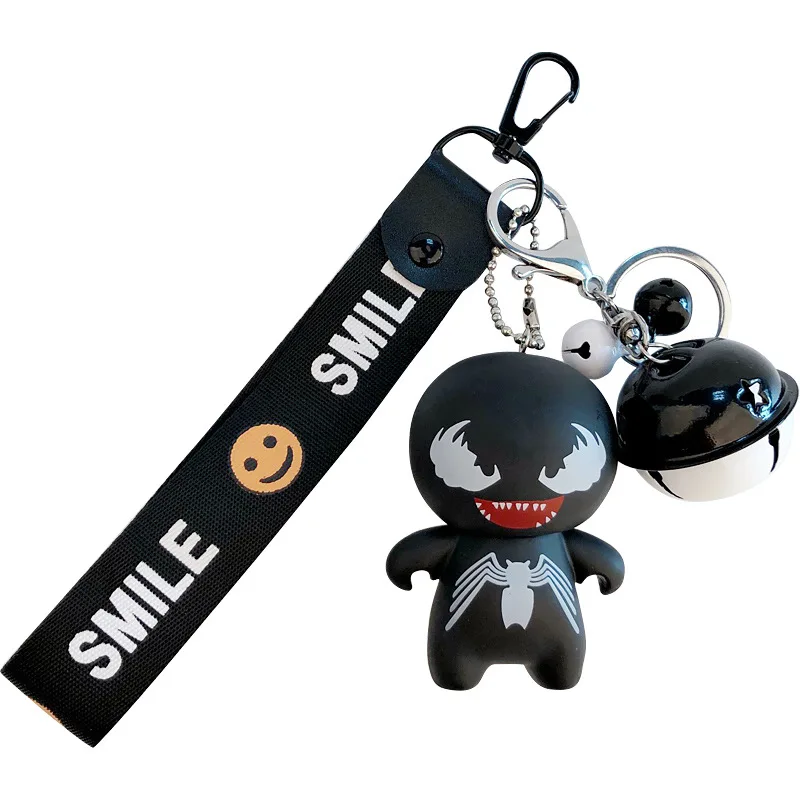 

Cartoon Spiderman Keychain Pendant Men and Women Personality Car Bag Keychain Ring Hanging