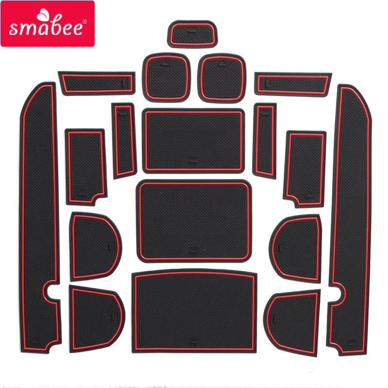 Нескользящие коврики smabee для NISSAN NAVARA D40 2008 2012 4DR 2009 2010 2011 18 шт.|pad pad|pads doorpad for cup |