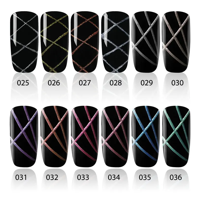 Günstige M. ladea 5ml Nagel Spinne Gel Web Malerei Kreative Nail art UV Gel Draht Zeichnung Elastizität Punkt Linie Weg Tränken gel Spinne Lack