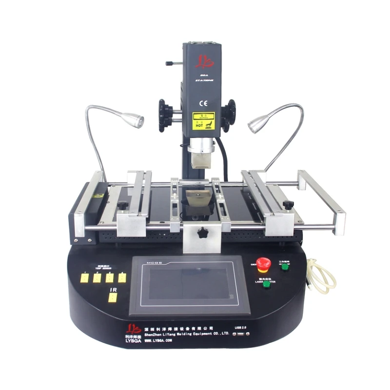

LY 5500W OMEGA XD universal bga welding machine 3 zones hot air Infrared solder station tools