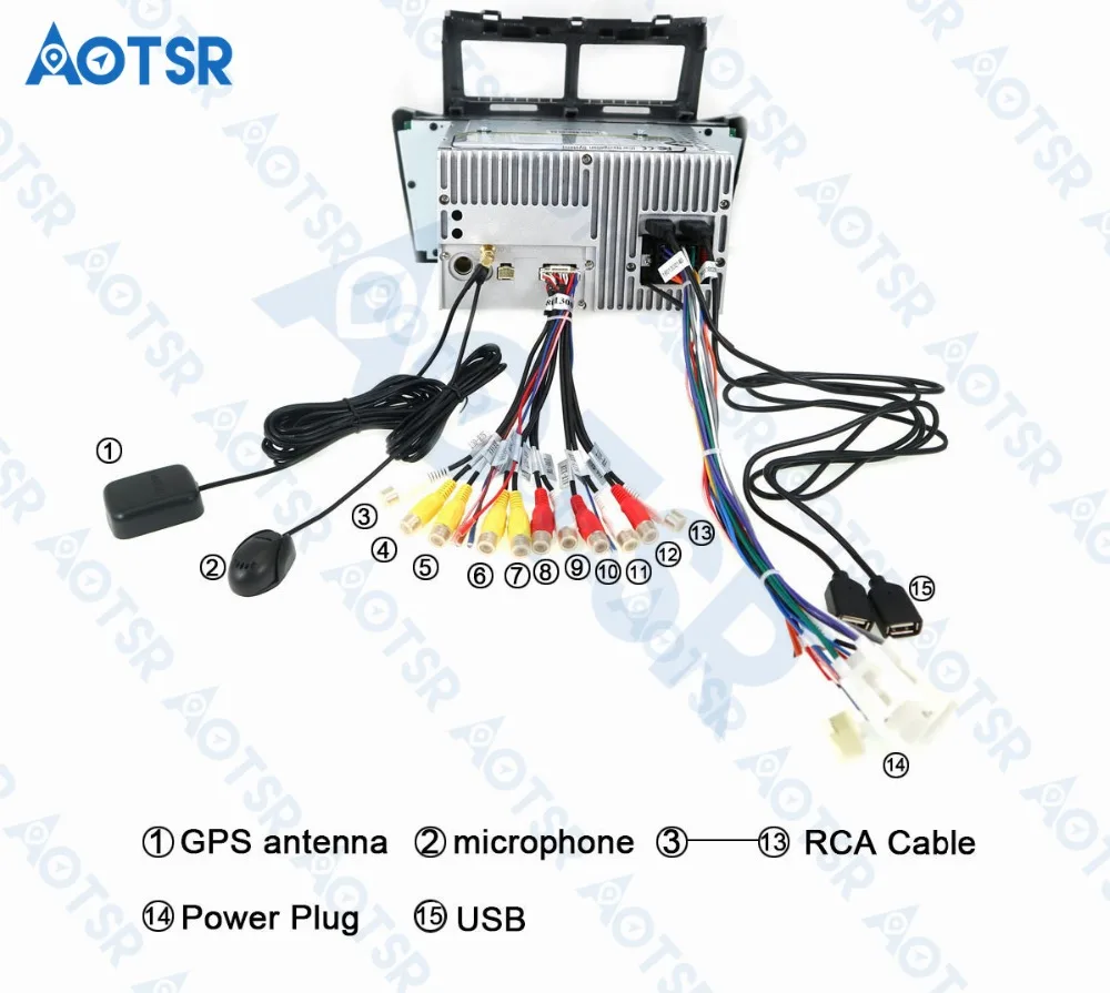 Sale Android 8.1 4Core RAM 2GB ROM 16GB Car Stereo Screen Radio For Toyota Yaris 2005-2011 Car CD DVD Player GPS Navigation DE stock 2