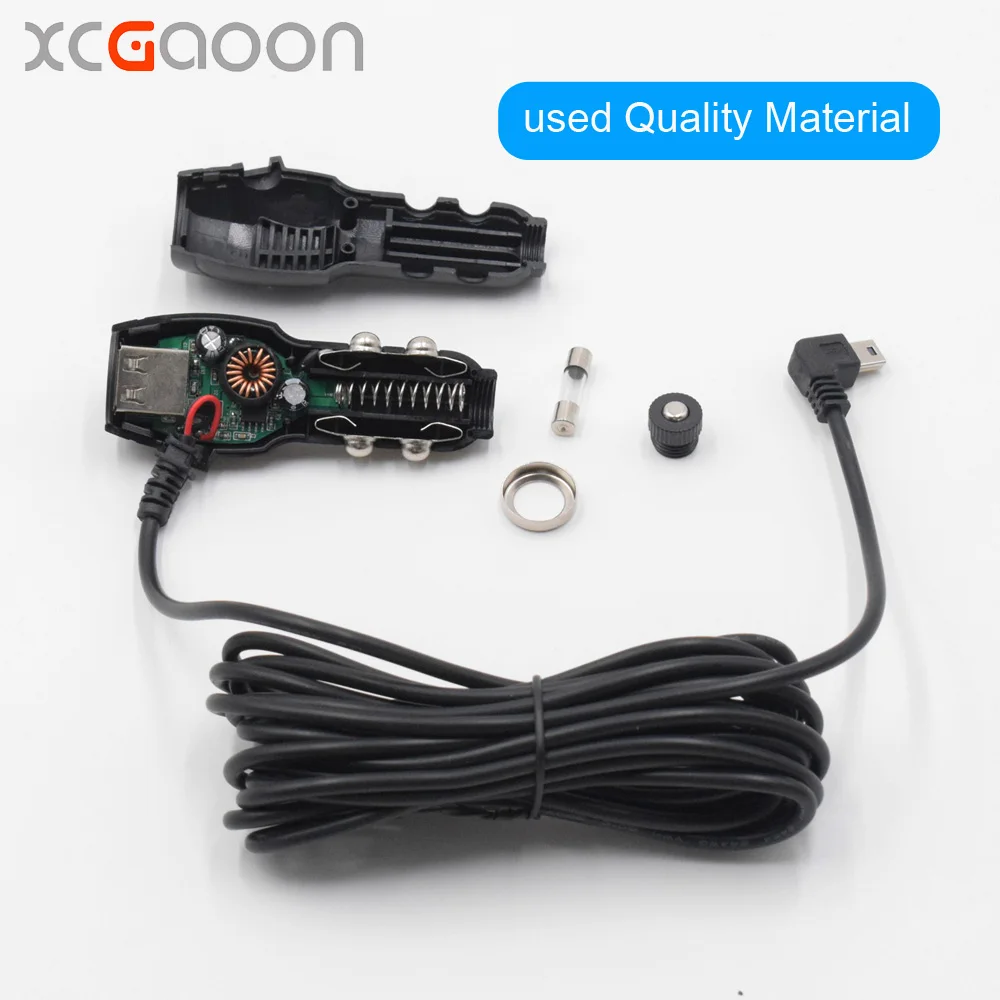 Изогнутый мини Переходник USB XCGaoon 3 5 метра для зарядки в машине В 2 А с usb портом