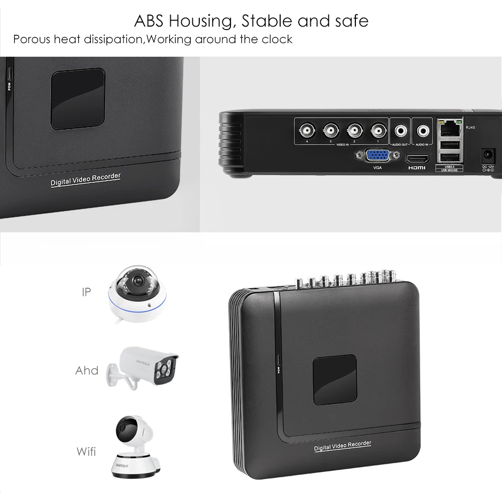 5 в 1 5MP AHD DVR NVR XVR CCTV 4Ch 1080P 3MP гибридный видеорегистратор безопасности камера Onvif Coxial