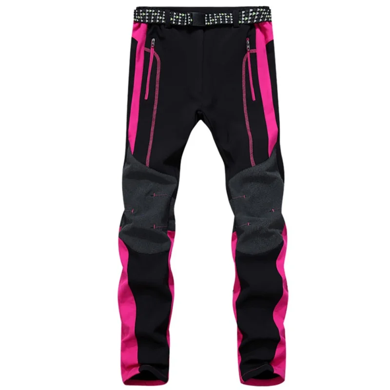 Invierno Pantalones de senderismo Softshell Pantalones hombres al aire libre Pantalones impermeable montaña trekking deporte elástico escalada caliente Pantalones