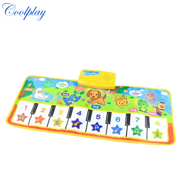 71x28cm Baby Musical Carpet Music Mat Funny Animal Voice Singing Playing Music Piano Early Educational Learning Toys for Kids 5