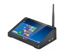 Оригинальные мини ПК все в одном кабельный адаптор планшет POS Windows 10 Home F2 7 «Сенсорный экран WI-FI Intel 4 ядра коробка ТВ мини