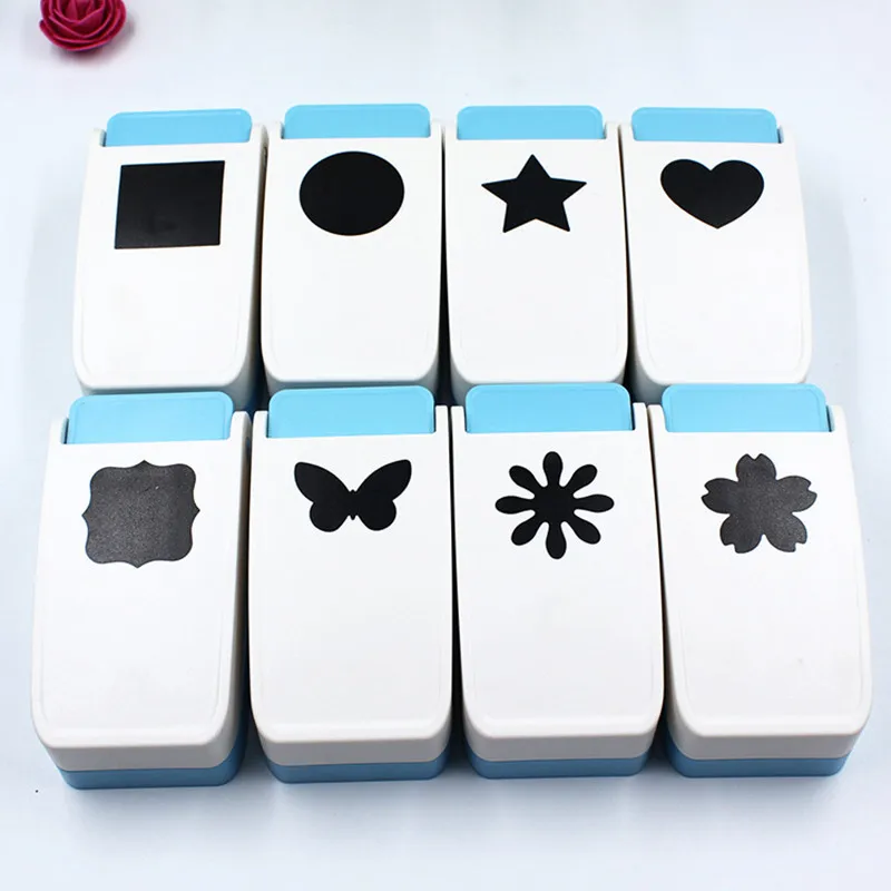 

Free shipping 1.5"Embossing DIY Paper Printing Card Cutter Scrapbook Shaper large Embossing device Hole Punch Kids Handmade
