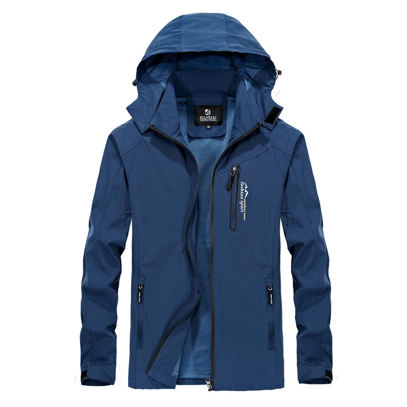 Men Dark Blue Aufdiazy уличные походные куртки мужские женские демисезонные водонепроницаемые пальто Кемпинг Треккинг Альпинизм Туризм софтшелл IM049 - Цвет: Men Dark Blue