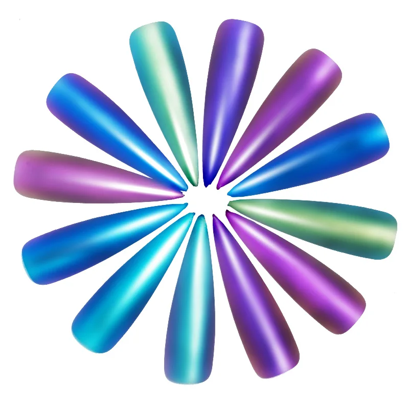 

12 Colors/set Unicorn Aurora Neon Pigment Chameleon Mermaid Powder Mirror Effect Chrome Rainbow Dust Nails Art supplies Tools