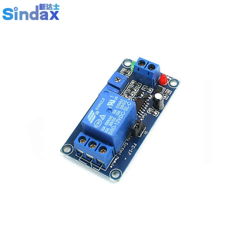 Sindax Optocoupler Circulate Time Delay Circuit Relay Module 12V 10A