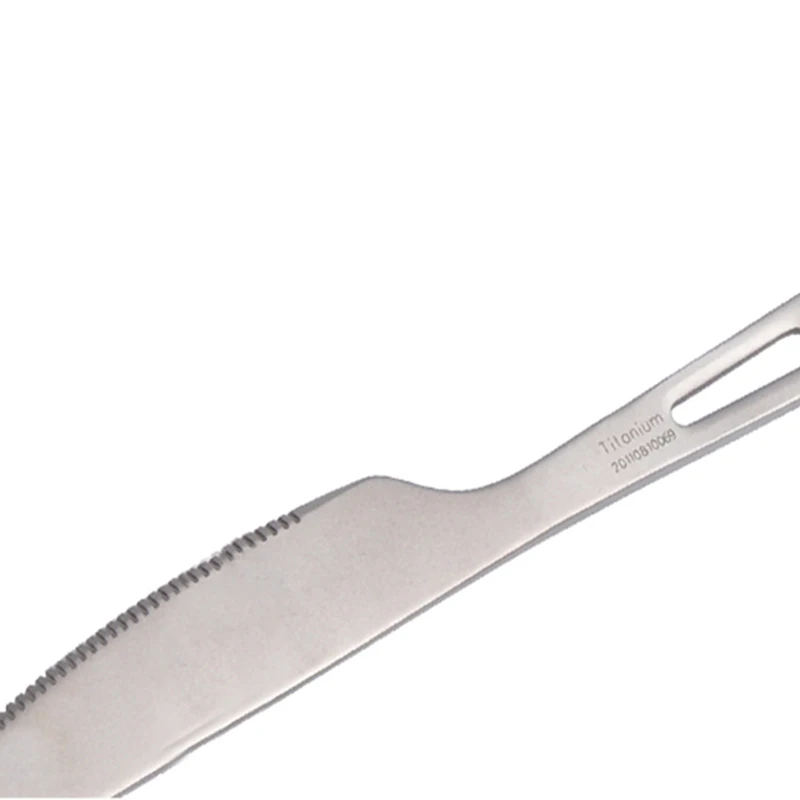 Keith exterior Vajilla tres piezas Utensilios de cocina kit Titanium cubiertos cuchillo Tenedores cuchara camping picnic portátil ligero 53g kt310