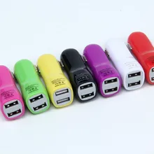 500pcs/lot Dual USB Duckbilled Car Charger Top Quality Real 1.8amp for iPad air mini Retina iPhone 6 Plus 5s 5c 5 Samsung S4 S5
