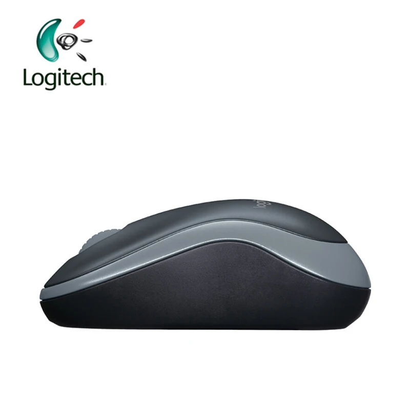 Беспроводная мышь Logitech M186 2 4G с эргономичным нано ресивером 1000 точек/дюйм две руки