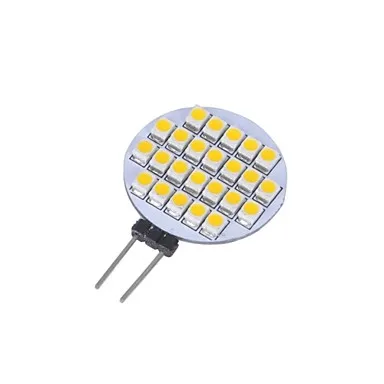 4 X HRSOD G4 W 24 SMD 3528 144 LM двухконтактные лампы с теплым белым/холодным белым светом DC 12