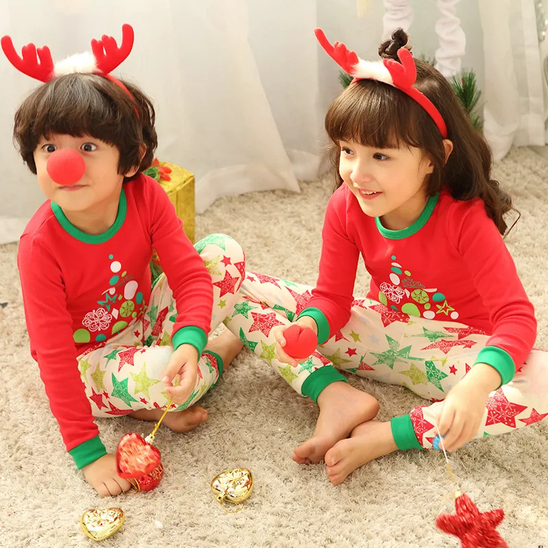 

Underwear Suit for Boys and Girls'Housewear, Autumn and Winter Cotton Girls' Cotton Pyjamas and Pants
