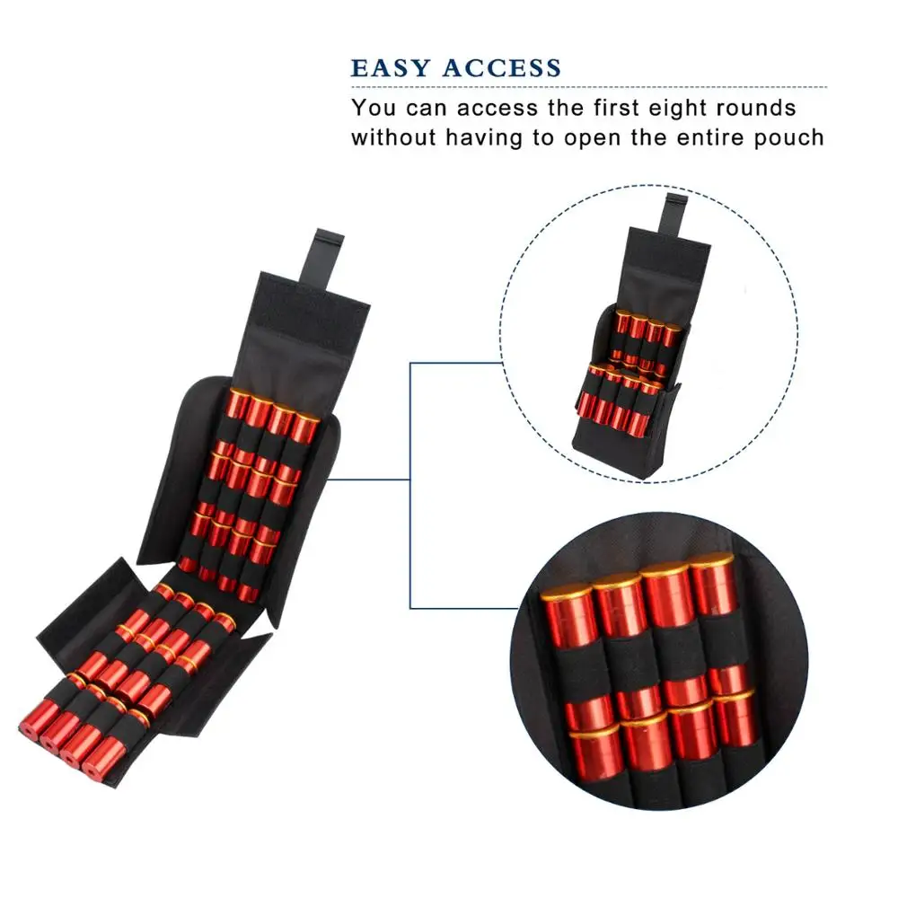 Vapanda охотничий нейлон 12 Калибр черная Тактическая Molle патронная сумка для боеприпасов поясная сумка держатель патронаж ружье 12 г 12 Калибр