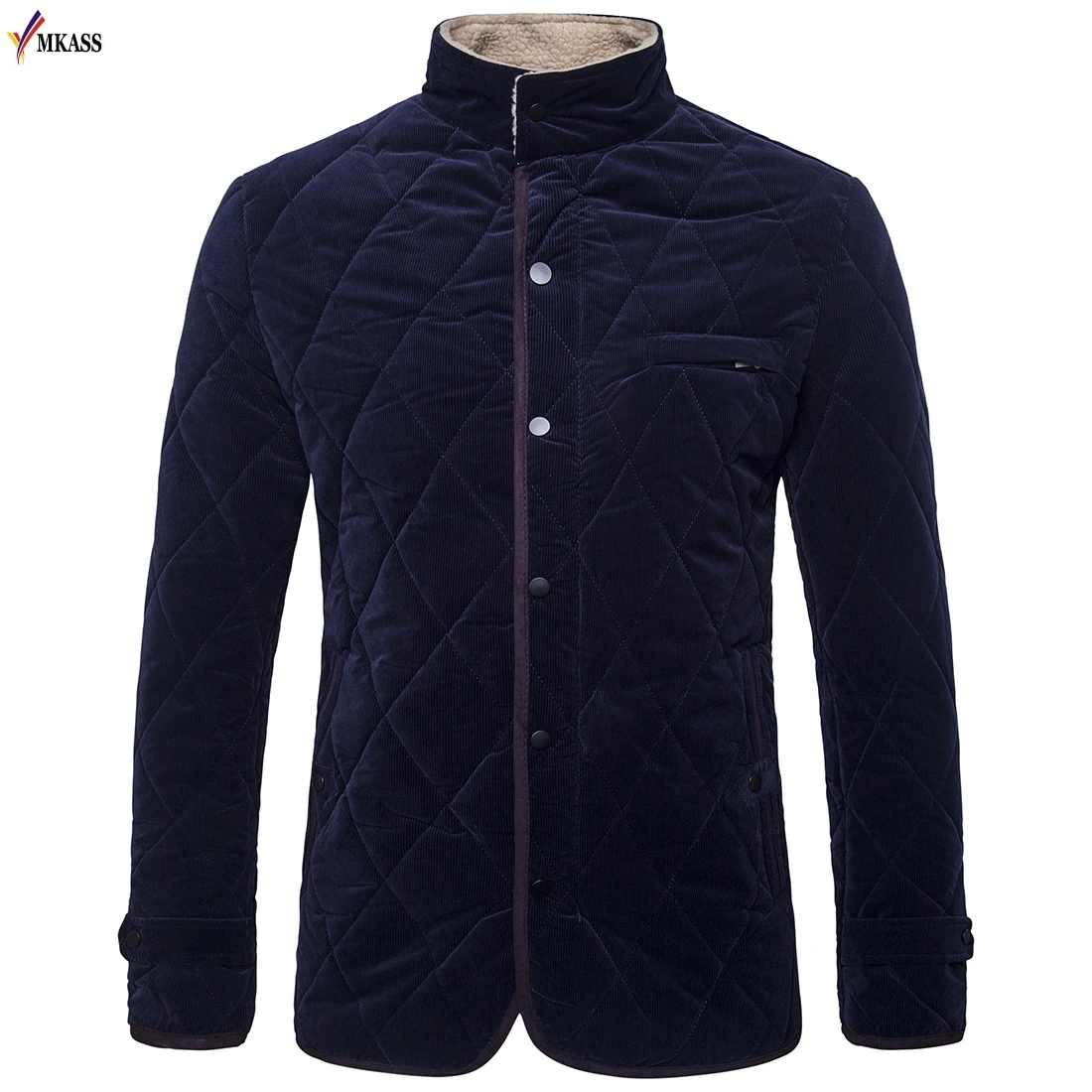 Hot Mens Casual Winter Parkas Jacket Stand Collar Thick Warm Outwear Casual Jacket Cotton Parkas Male Coat M-3XL