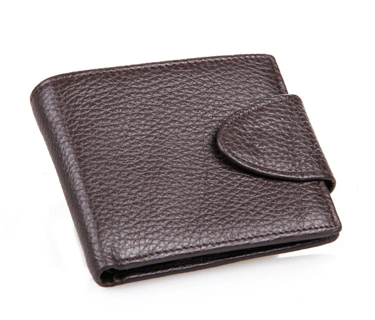 J.M.D мужской кошелек из натуральной кожи деловой кошелек винтажный кошелек для карт маленький Carteiras 8060C-1 - Цвет: Коричневый