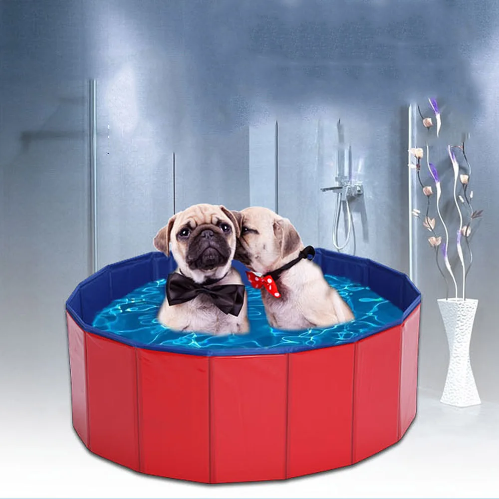 

Foldable Pool Dog Pet Swimming Pool For Dog Big-Size Collapsible 4 Seasons Pet Playing Washing Pond For Cat Large Dog Summer
