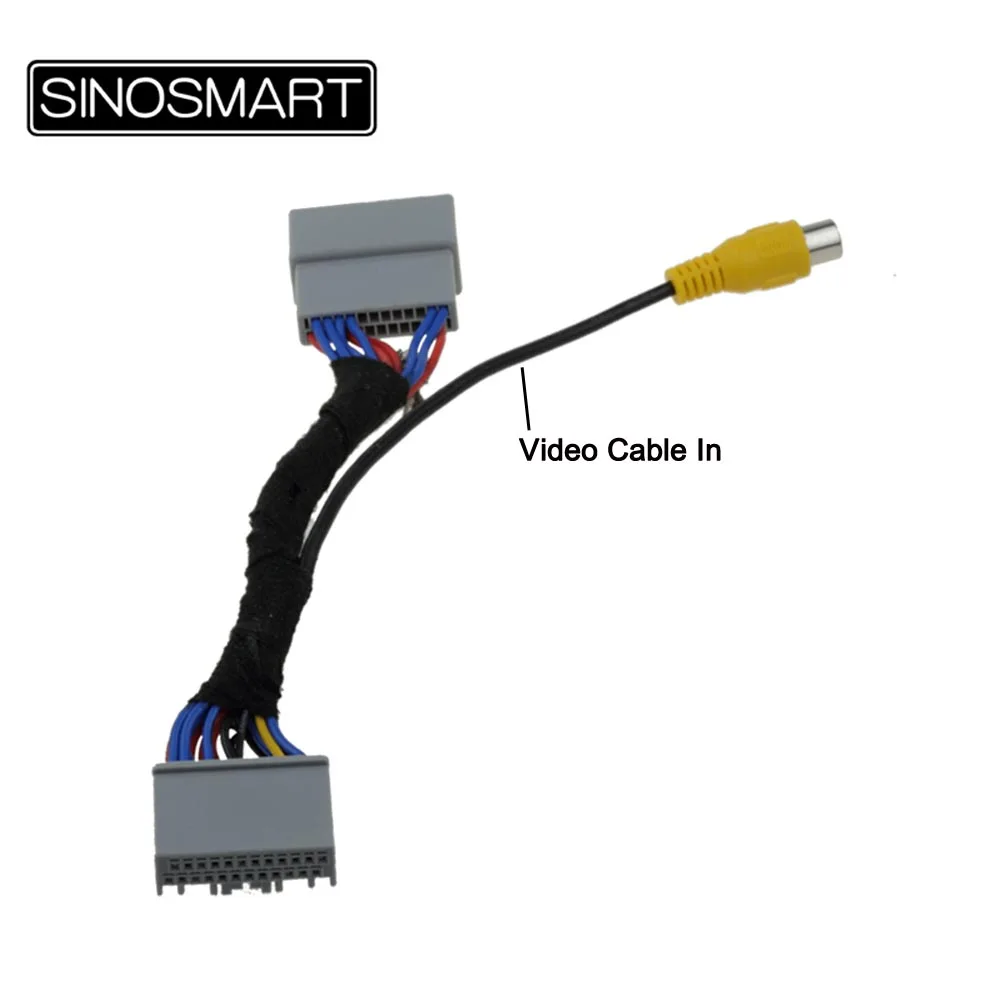 Соединительный кабель SINOSMART для камеры заднего вида Honda XRV Series OEM Monitor не повреждая