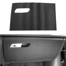 Для Audi A6 2010- пассажира коробка для хранения Анти Удар PU кожаная пленка протектор черный/углеродного волокна Цвет аксессуары для стайлинга