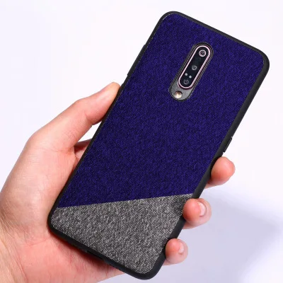 

For OnePlus 7 Pro Case Luxury Hard Mosaic Fabric Skin Protective Back Cover Case for one plus 7 6 6T 1+7 full cover phone shell