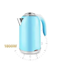 Термоэлектрический чайник чайники термо-электрических бытовых нержавеющая сталь 304 пищевой 1.7l анти-защита от сухого