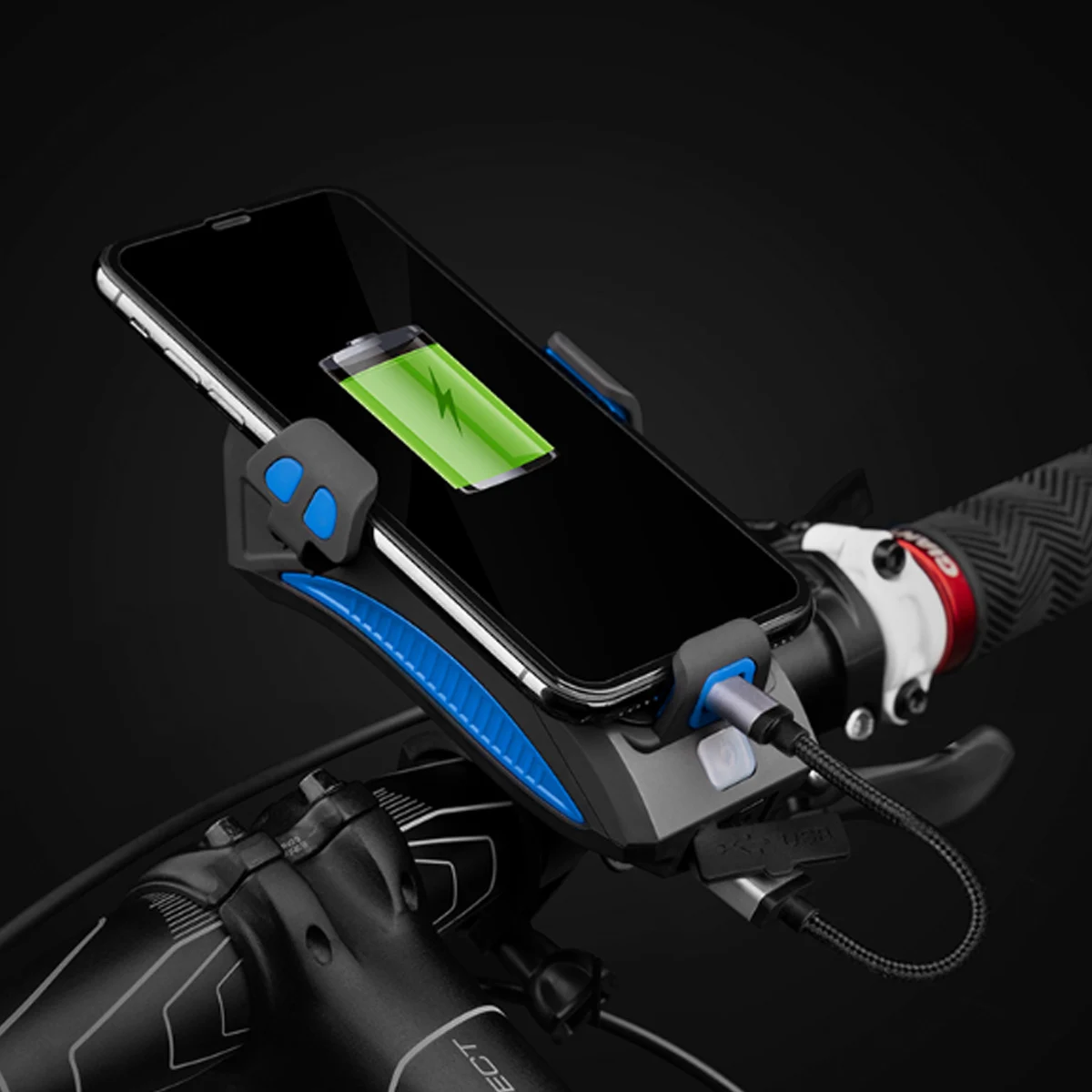 4 в 1 клаксон велосипедный+ свет до 130 дБ USB зарядка MTB дорожный велосипед передний руль электронный звонок лампа водонепроницаемый велосипедные звонки кольцо