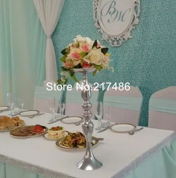 

New style flower vase gold metal candle holder candle stand wedding centerpiece event party road lead event decor