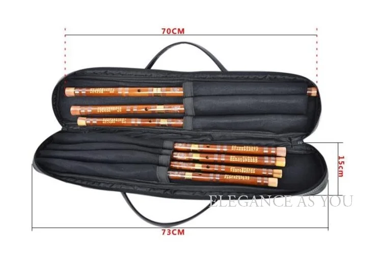 Непромокаемые оксфорды чехол для Дизи ZhuDicover 7 количеств китайская бамбуковая флейта чехол Сумки D'Tzu плеча портативный сумка