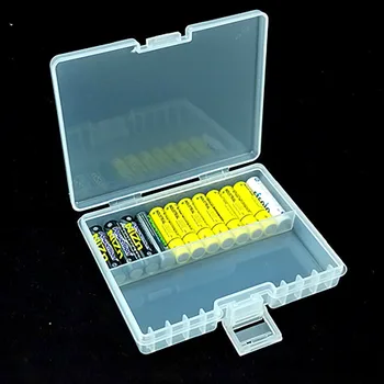 

48pcs AAA Size Power Battery Storage Case Box Holder Leads With 2 Slots Power Battery Storage Case Box DIY Organizer