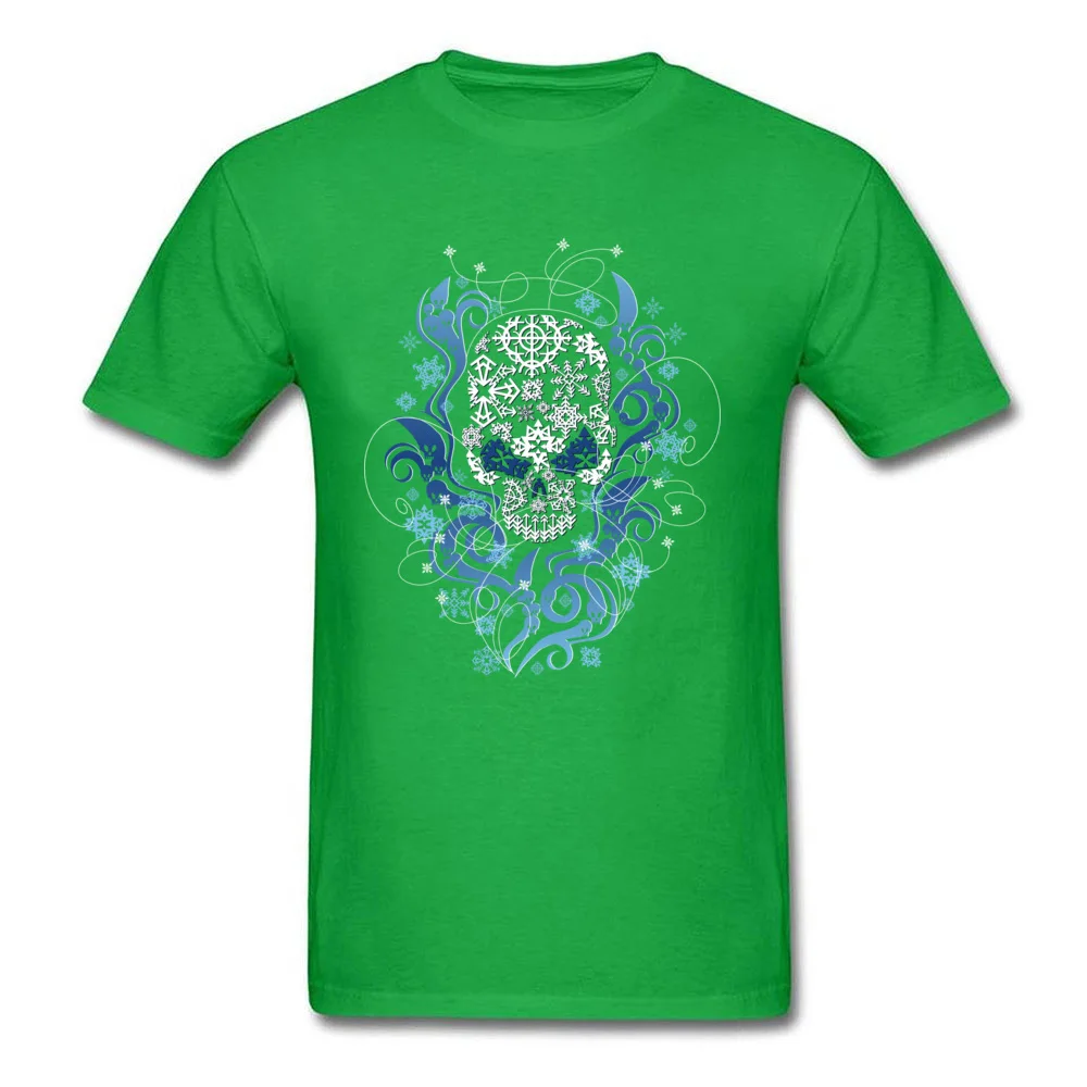 Cold Custom Short Sleeve Tops Shirt NEW YEAR DAY O Neck All Cotton Mens Top T-shirts Custom T-shirts Newest Wholesale Cold green