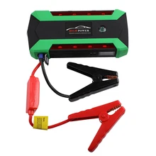 20000 мА/ч стартер для автомобиля 600А пиковый ток, автомобильный аккумулятор, блок питания 12 В, зеленый светильник, полоса, автомобильное зарядное устройство, портативное пусковое устройство