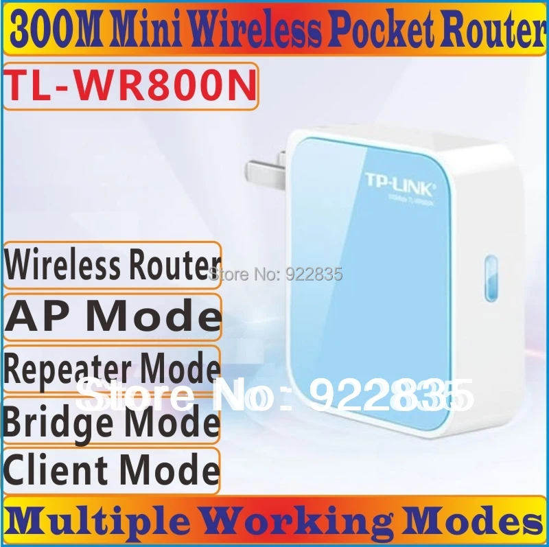 

Chinese Firmware High Quality TP-Link TL-WR800N b/g/n 300Mbps Mini Portable WiFi Wireless N300 Router AP Repeater WISP TL WR800N