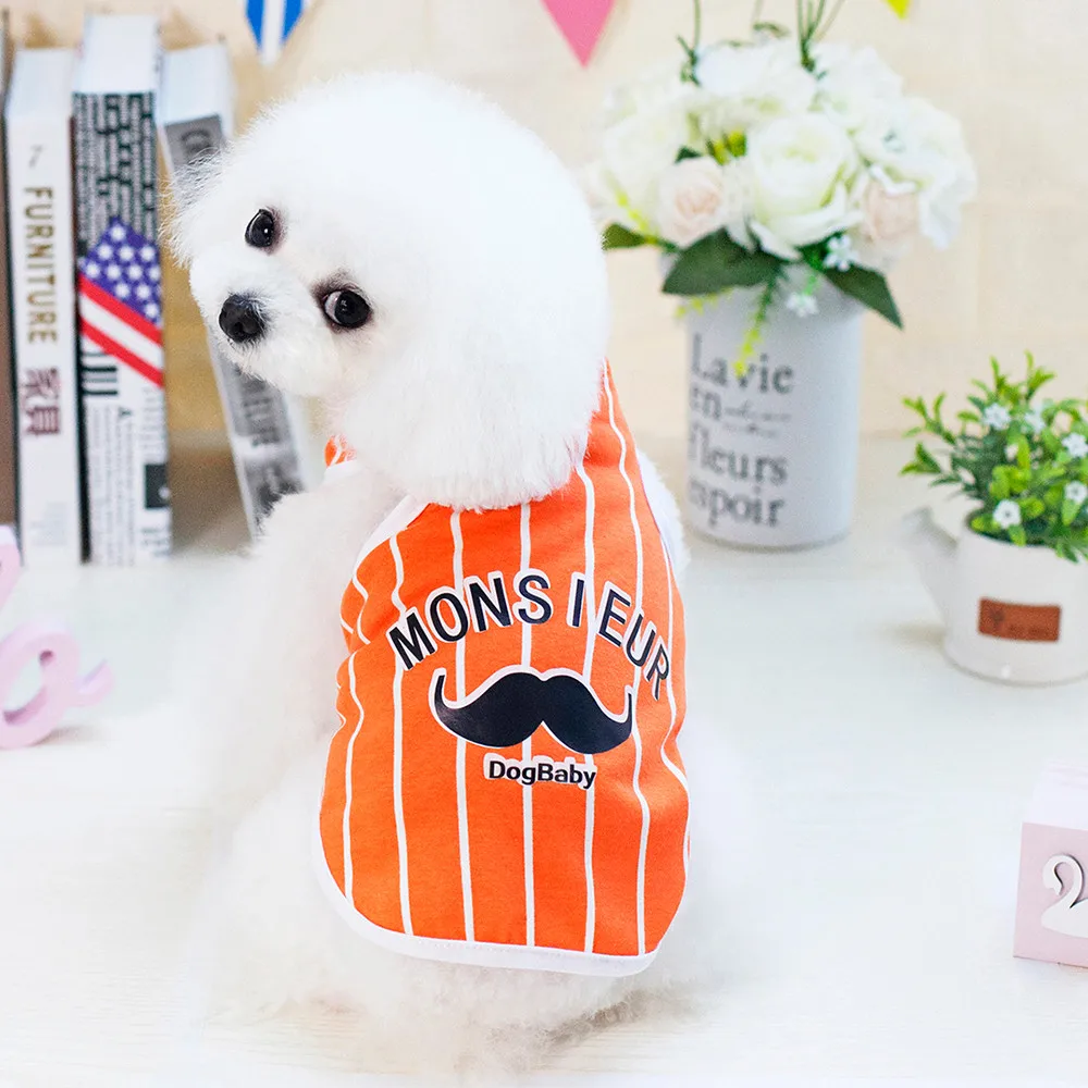 Модный Милый хлопковый ПЭТ собачья жилетка, Одежда Мягкий жилет Petstyle хлопковая футболка на лето, Chaleco, Perro Лидер продаж Прямая