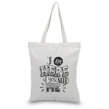 Холщовая Сумка для ежедневного использования Сумочка текстовая надпись и логотип на заказ Печать текстовый логотип DIY хозяйственная сумка экологическая многоразовая утилизация